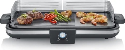 Severin PG 8564 - Grill elettrico da tavolo 2300W/230V 50x30 cm nero