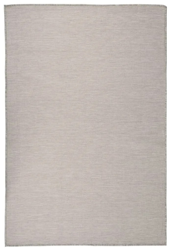 Tappeto Da Esterni A Tessitura Piatta 120x170 Cm Tortora /