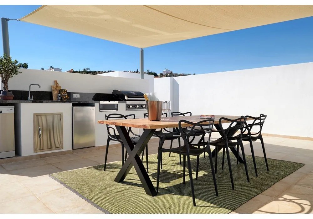 Passatoia da interno/esterno color kaki 70x200 cm Effi Apple – Pappelina