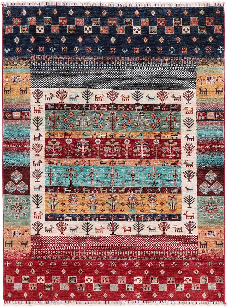 Samarkand Tappeto orientale 160x210 (Pakistan) Annodato A Mano