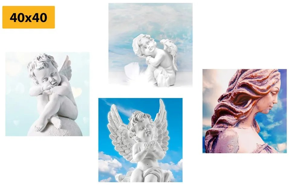 Set di quadri – Gioia celeste