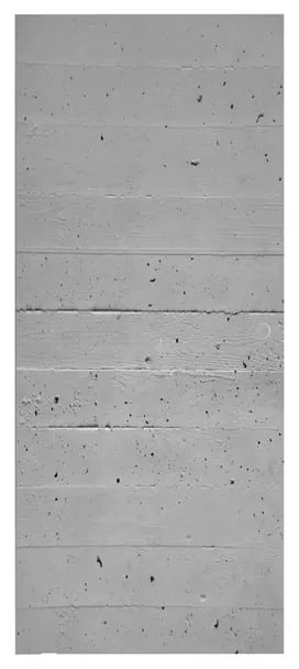 Anta per porta scorrevole esterno muro Cemento in vetro nero, L 88 x H 215 cm spessore 10 mm, apertura destra