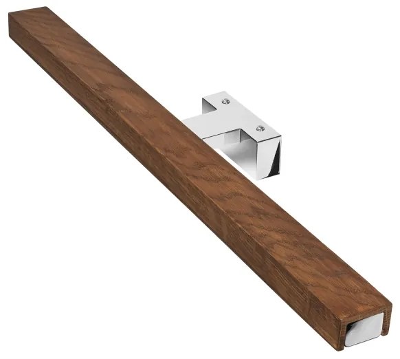 Brilagi-Illuminazione a LED per specchi da bagno WOODY MIRROR LED/12W/230V IP44 quercia/cromo