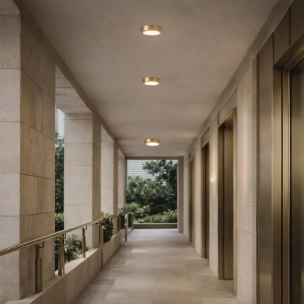 Rabalux 75077 - Plafoniera LED per bagno SHAUN PLUS 7W/230V Ø 12 cm IP44 dorata