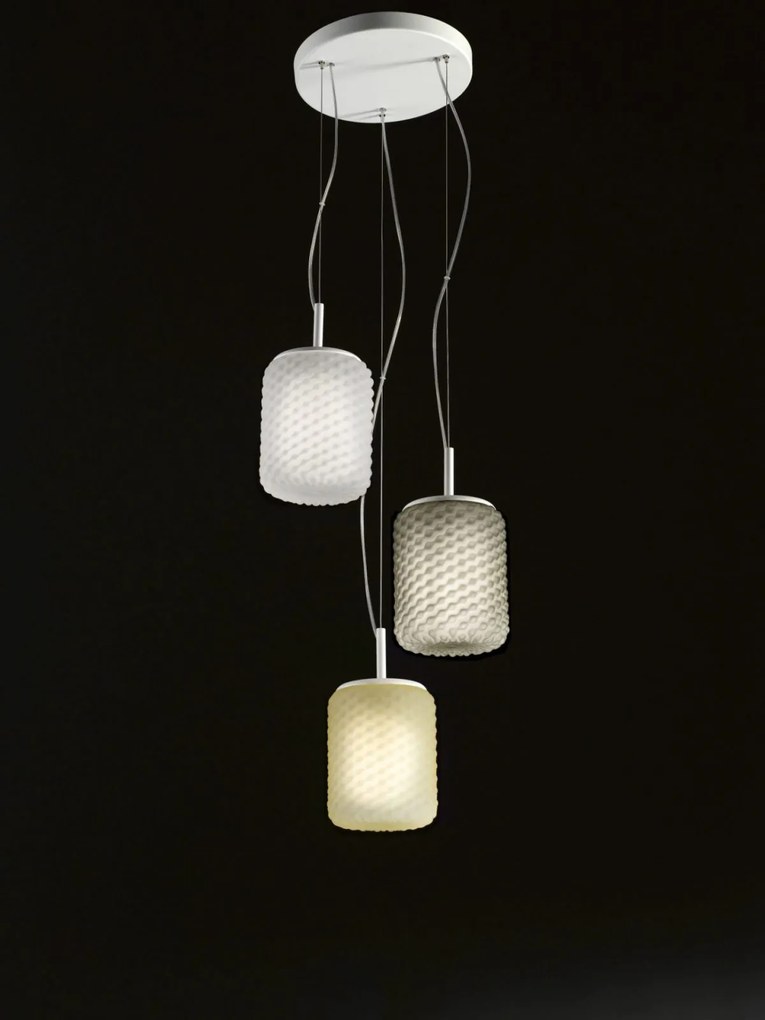 3-light suspension lamp - Selene Domino - art.2770/3