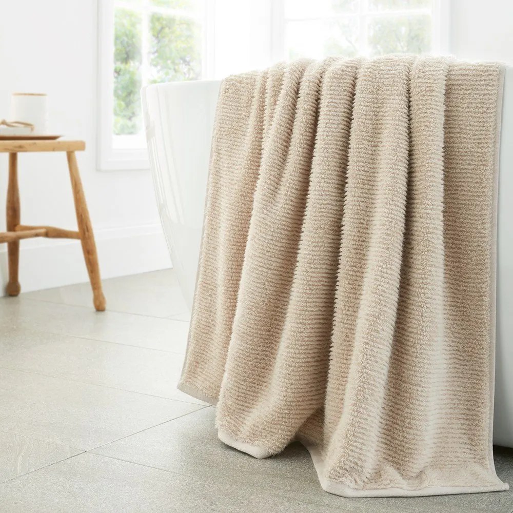 Asciugamano beige in cotone 100x150 cm Soft Zero Twist Spa Towel – Bianca