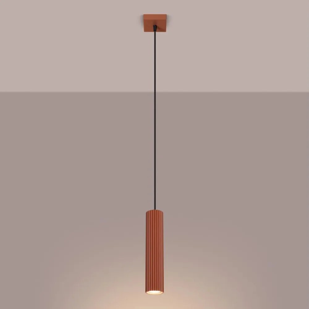 Brilagi - Lampadario LED su cavo CRESTO 1xGU10/10W/230V rosso