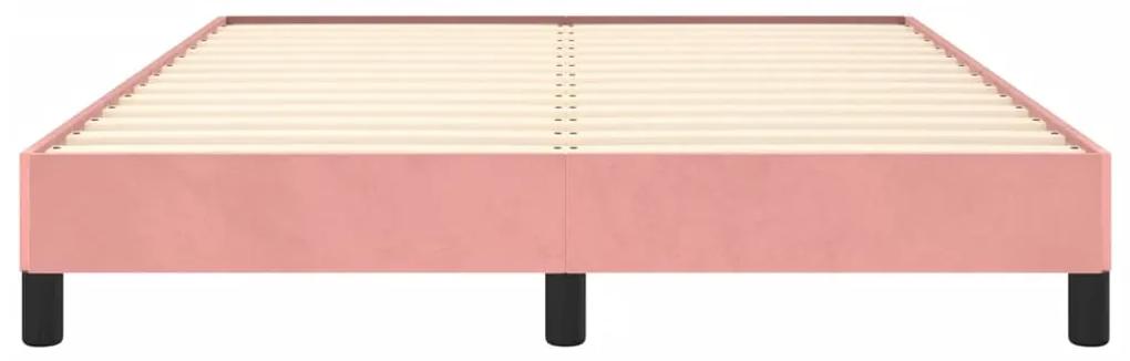 Giroletto rosa 140x190 cm in velluto