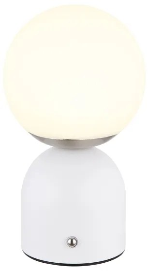 Globo 21006W - Lampada da tavolo LED dimmerabile JULSY LED/2,5W/3,7V bianca
