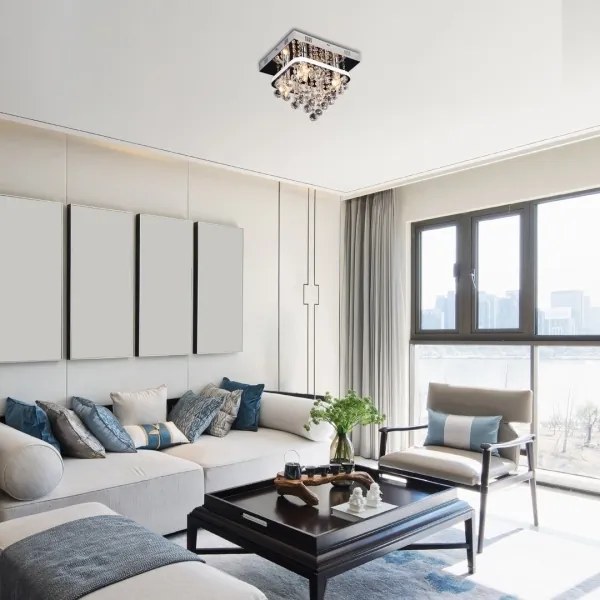 Rabalux 2238 - Lampadario da parete in cristallo PALLAS LED/23W/230V + 4xE14/40W