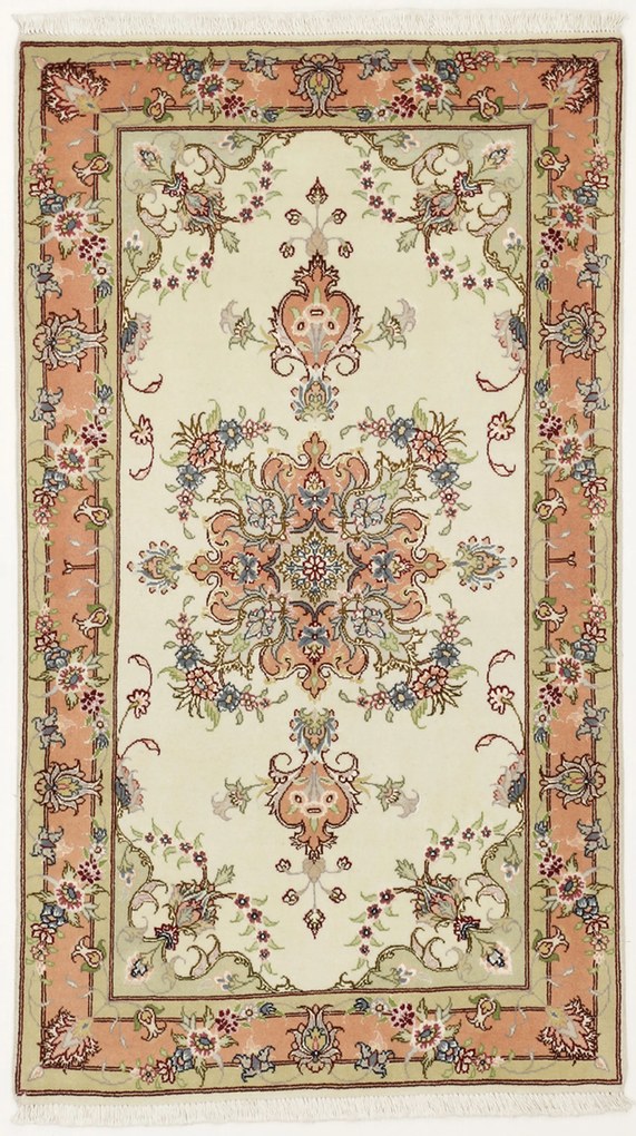 Tabriz Tappeto persiano 130x70 (Iran) Annodato A Mano