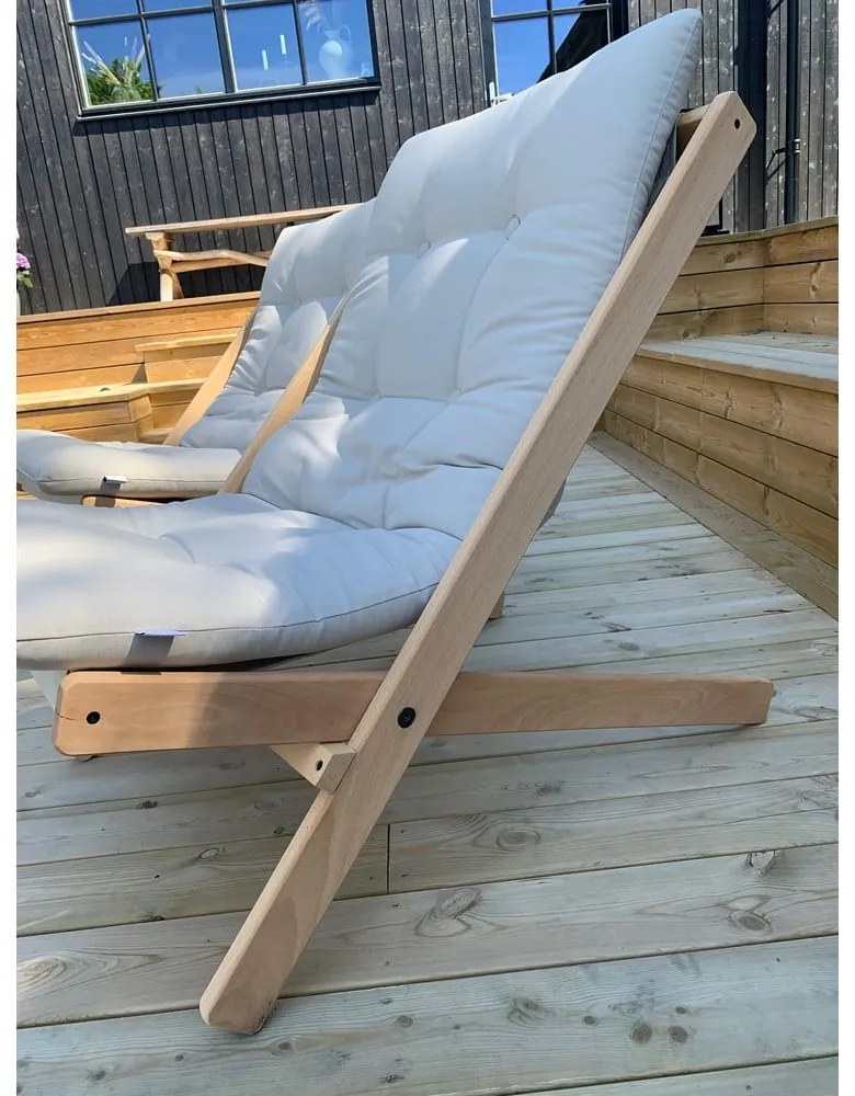 Sedia pieghevole Raw/Grey Boogie - Karup Design