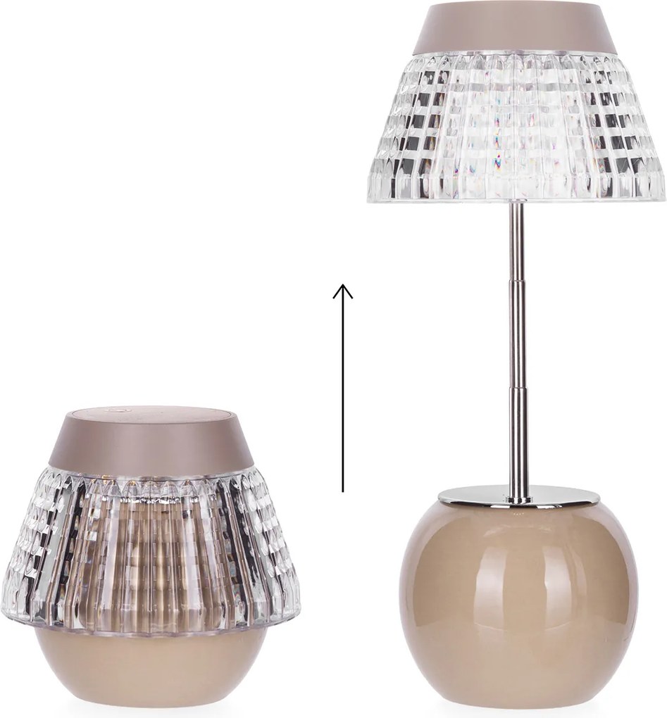 Lampada da tavolo touch portatile sabbia