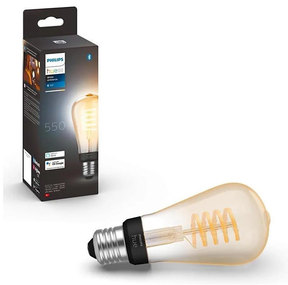 Lampadina LED Dimmerabile Philips Hue WHITE AMBIANCE ST64 E27/7W/230V 2200-4500K
