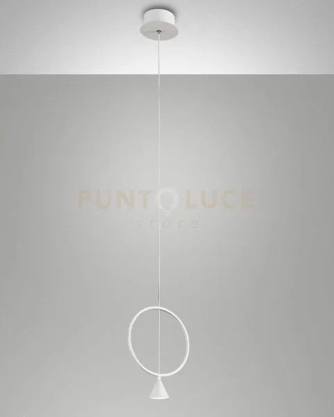 Sirio circle sospensione bianca 3388-40-102