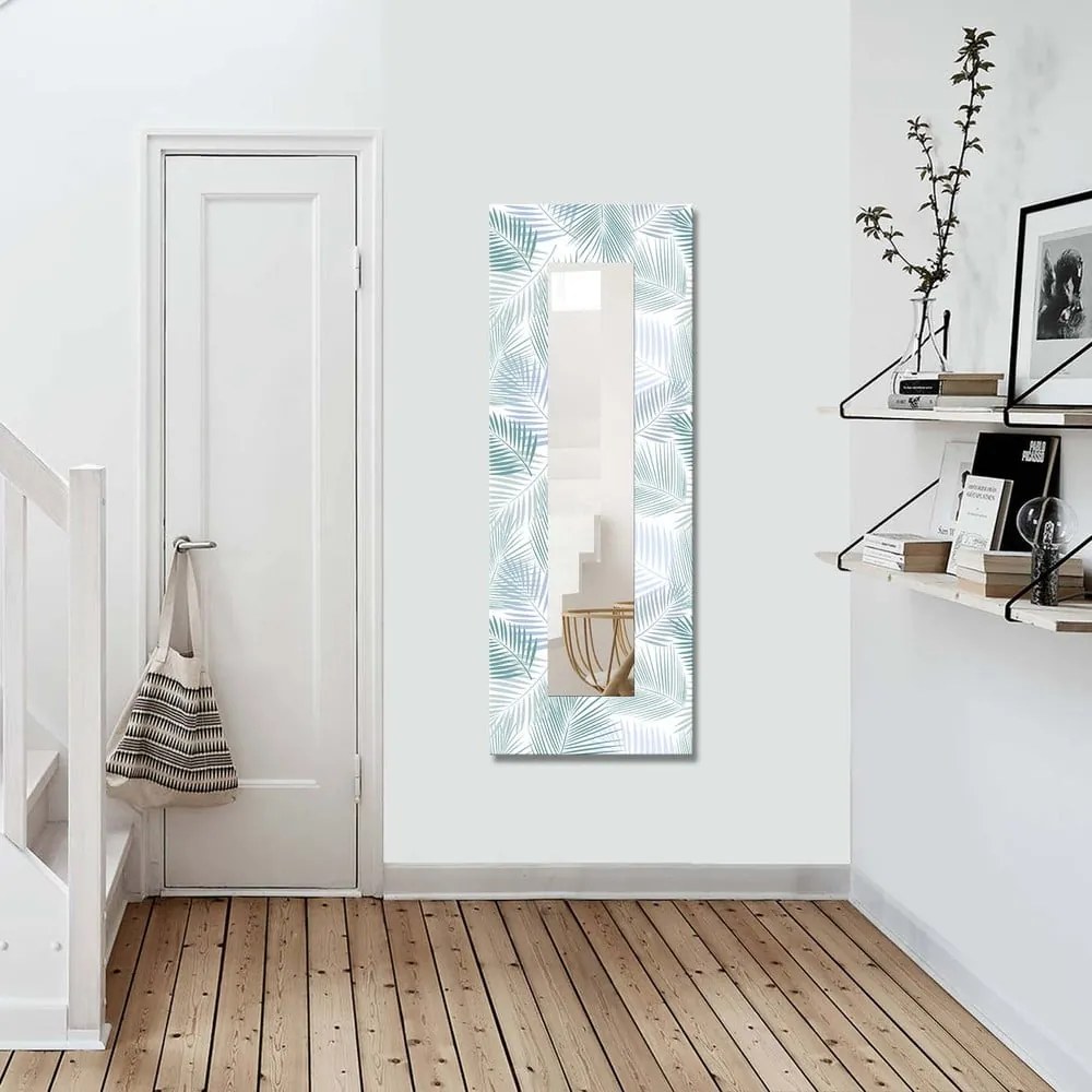 Specchio da parete con cornice in legno 40x120 cm - Wallity