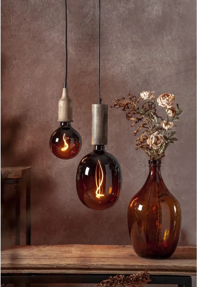 Lampada a sospensione marrone scuro Tub - Star Trading