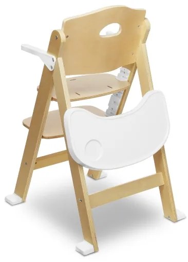 Lionelo - Seggiolina da pranzo 3 in 1 FLORIS Bianco Naturale