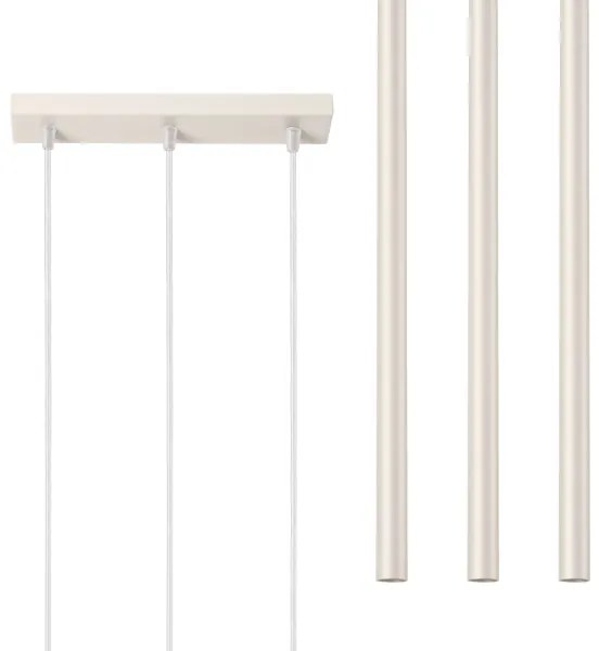 Sollux SL.1514 - Lampadario a sospensione con filo PASTELO 3xG9/8W/230V color crema