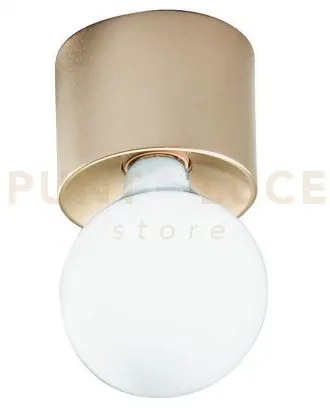 Plafoniera bow 1 luce attacco e27 oro  lampadina non inclusa