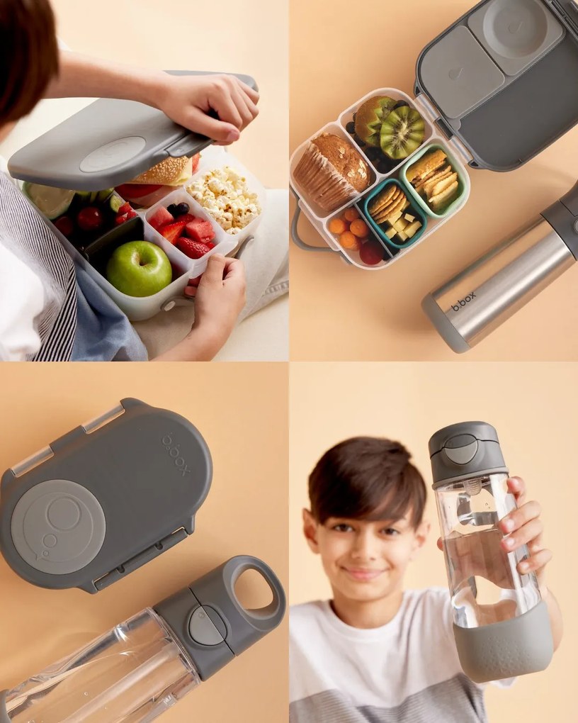 Box porta merenda piccolo – graphite