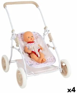 Seggiolina per Bambole Colorbaby Safari 40 x 57 x 49 cm 4 Unità Convertible