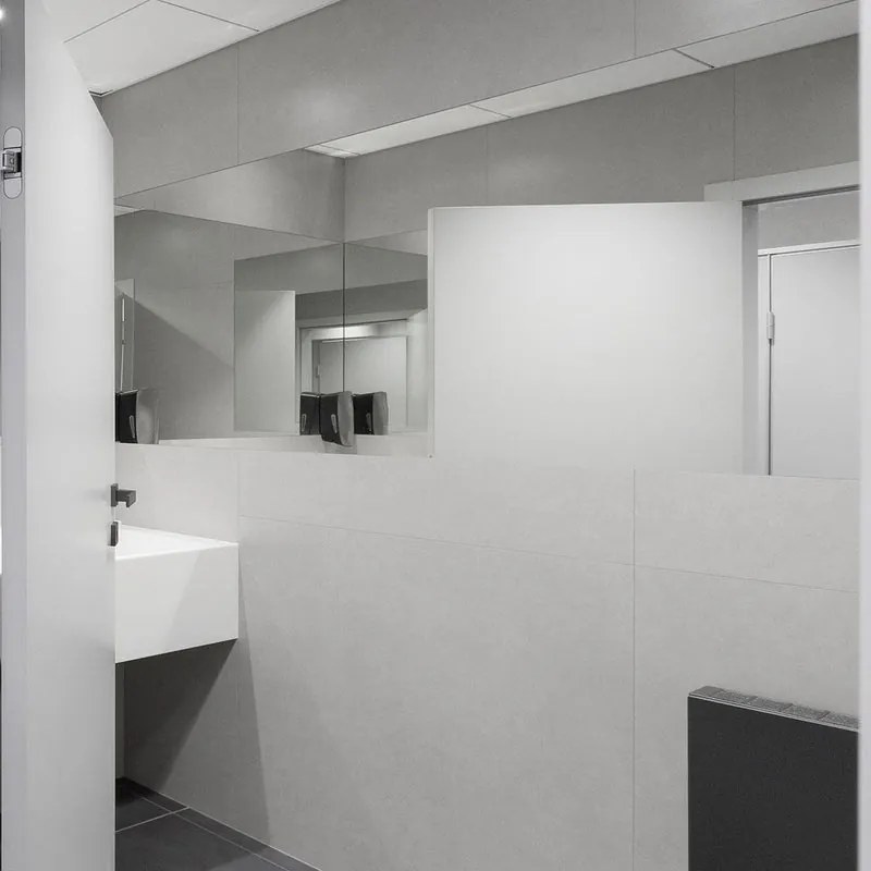 Piastrella da pavimento e rivestimento interno in gres porcellanato 100 x 100 cm rettificato grigio opaco Concrete R9 traffico intenso (pei 4/5) Sp. 3.5 mm