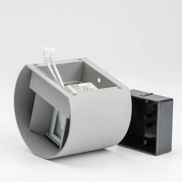 Brilagi - Applique a LED da esterno RONDO LED/6W/230V grigio IP54