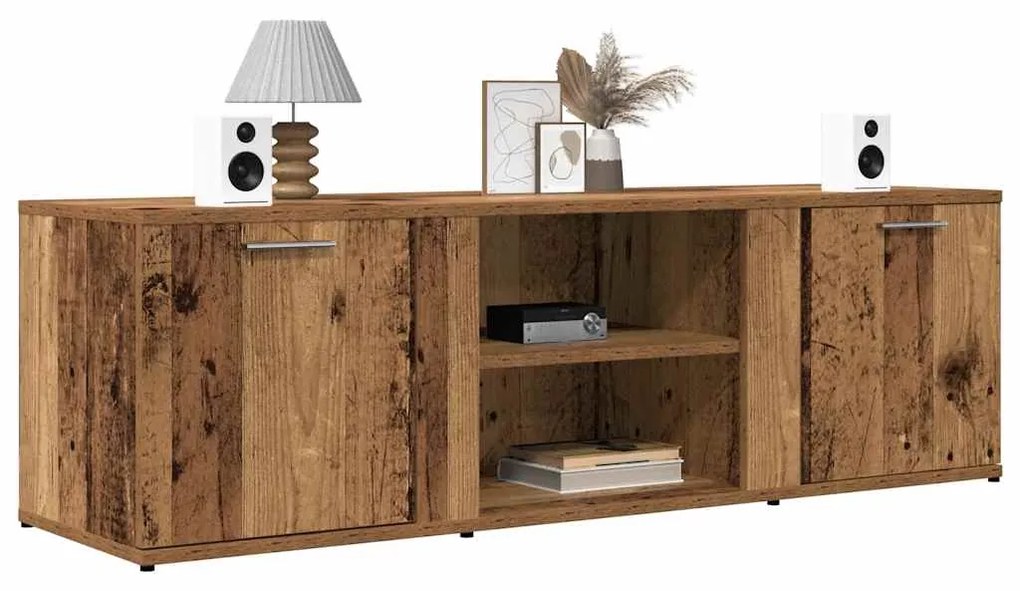 Mobile Porta Tv Legno Antico 120x34x37 Cm İn Legno Multistrato /