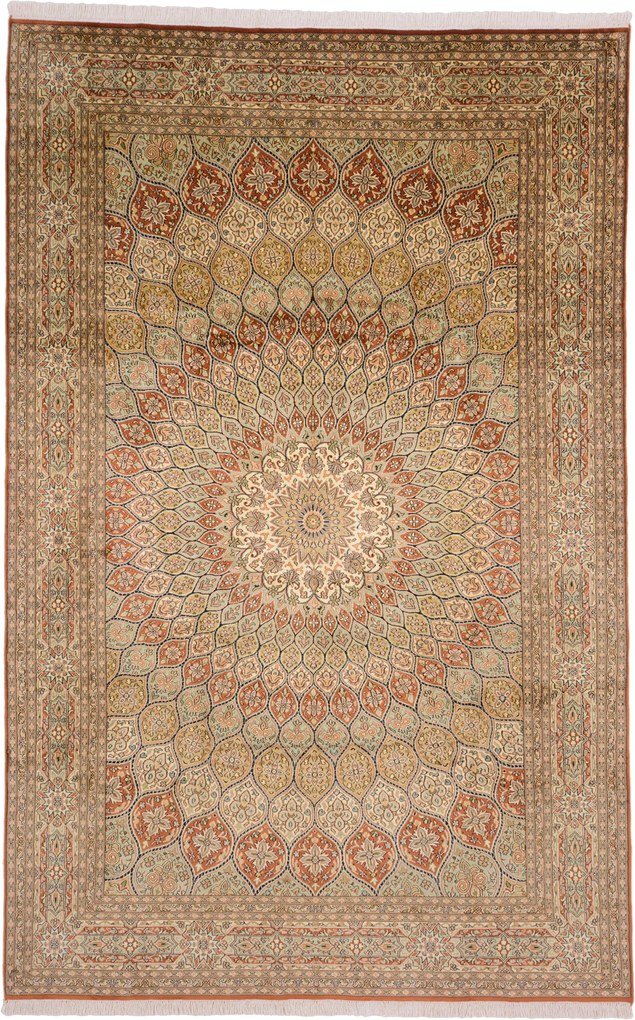 Cashmere Silk Tappeto 180x280 (Indian) Annodato A Mano