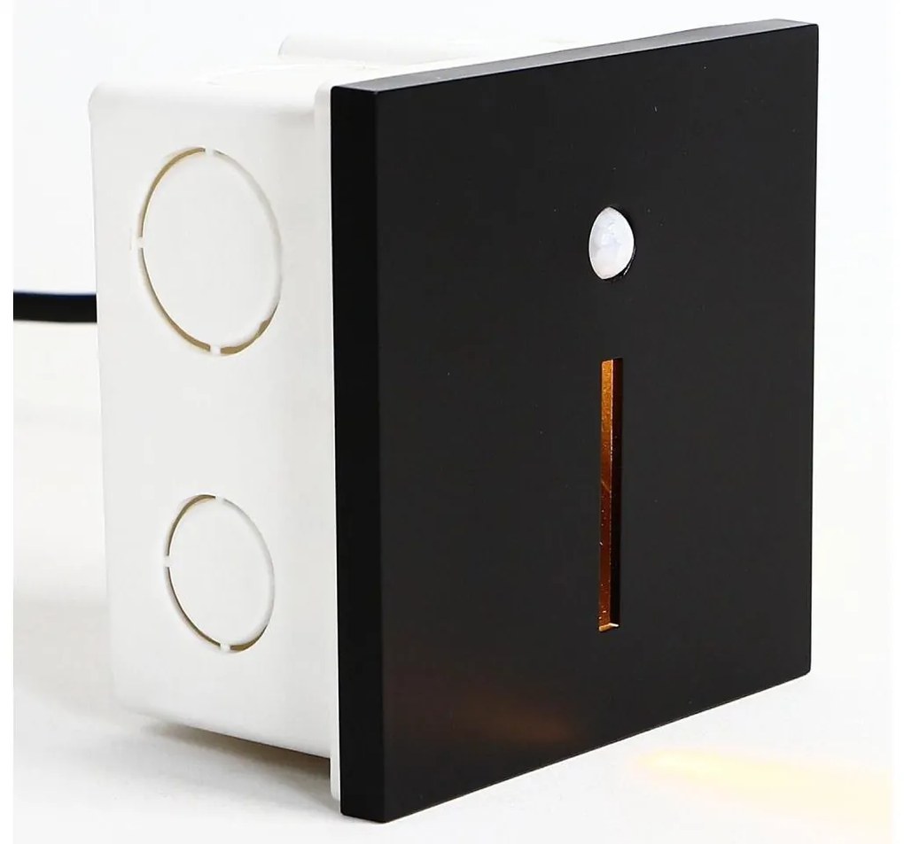 Emithor 70430 - Lampada LED per scale con sensore LINE LED/1W/230V nero
