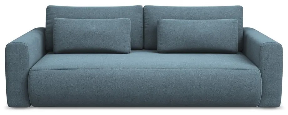 Divano azzurro allungabile/con contenitore 238 cm Kapua – Makamii