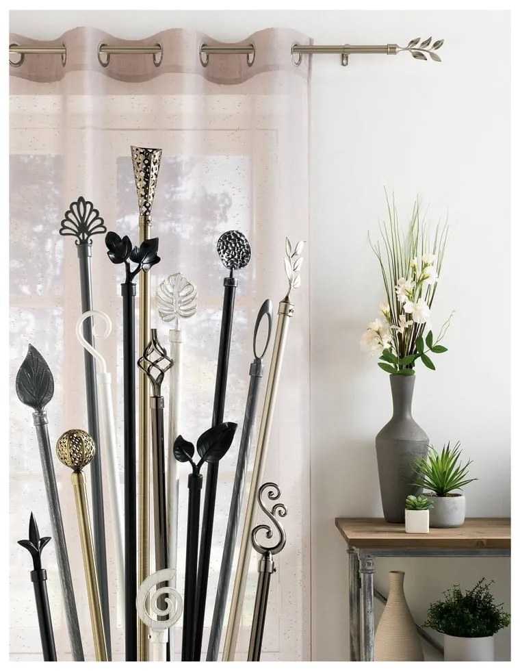 Mantovana estensibile in metallo 120 - 210 cm Bullette - douceur d'intérieur