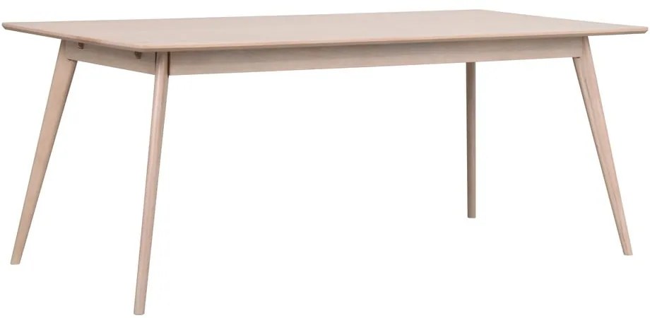 Tavolo da pranzo pieghevole con piano in rovere 190x90 cm Yumi - Rowico