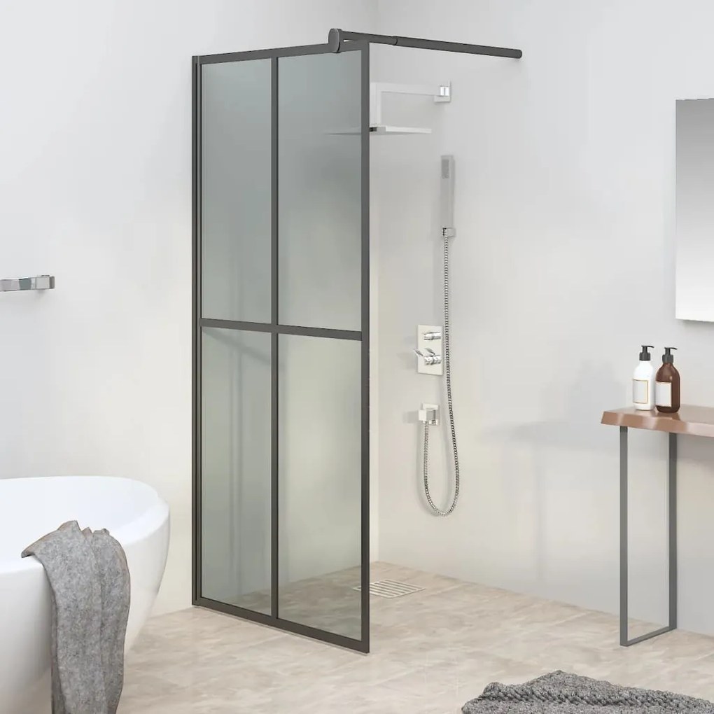 Cabina Doccia 80x195 Cm Con Vetro Temperato Scuro /