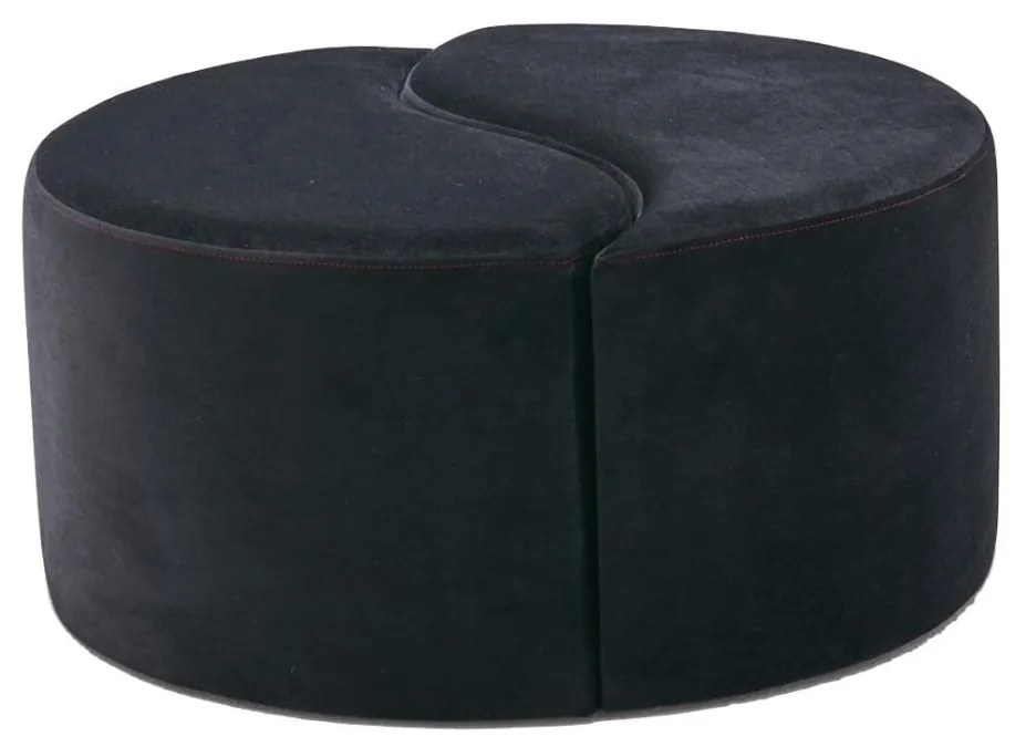 Pouf JING Ø 80 cm antracite