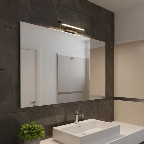 Illuminazione a LED per specchio da bagno KLIMT LED/8W/230V 3000/4000/6000K 40 cm IP44 nero