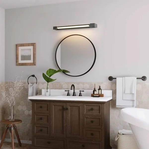 Brilagi - Illuminazione per specchio LED da bagno AQUA LINE LED/18W/230V 60 cm IP44 antracite
