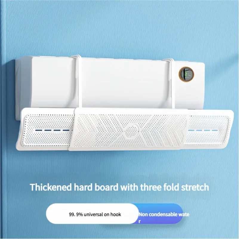 Deflettore Aria Condizionata con Gancio AntiSoffio Installazione Facile Antivento Efficace Guida Flusso Aria Confortevole