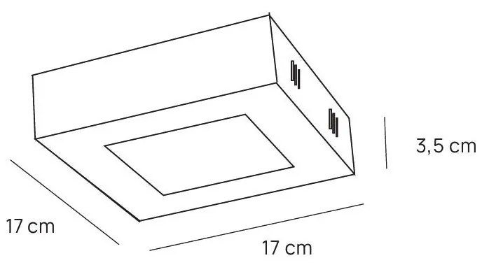 VIRGO Plafoniera LED quadrata bianca CCT regolabile disponibile in varie misure (sostituisce VPL 02)