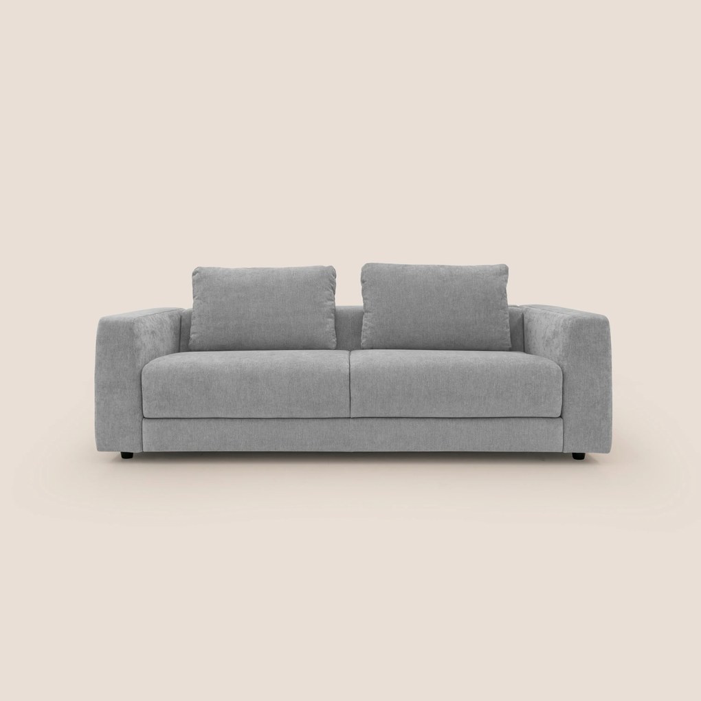 Freia Divano letto minimal materasso h15 cm con morbidi schienali in tessuto impermeabile T14