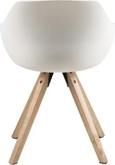 Sedie da pranzo in set bianche/grigie in imbottito con braccioli 2 pz Tina – Actona