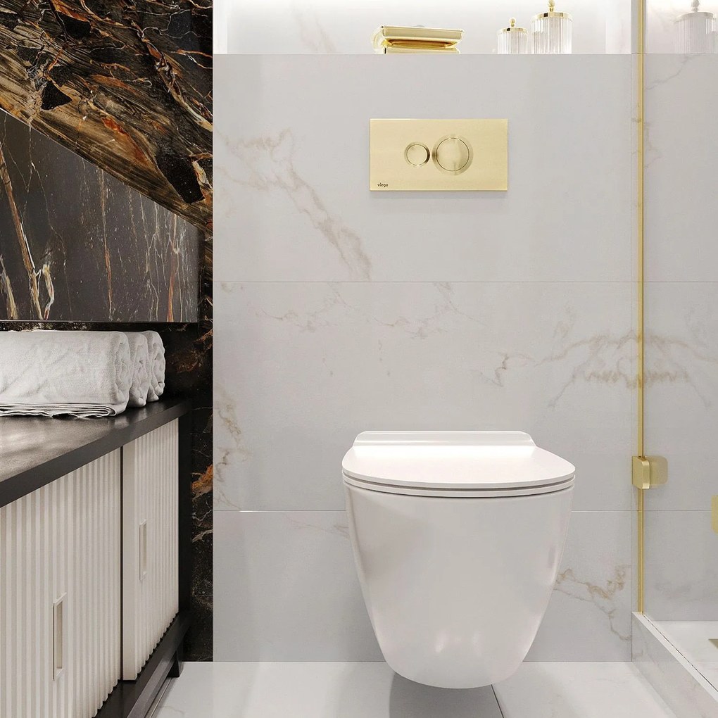 Vaso WC sospeso Rea Carter Rimless