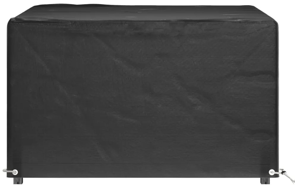 Copertura mobili da giardino 8 occhielli 125x125x75cm quadrata