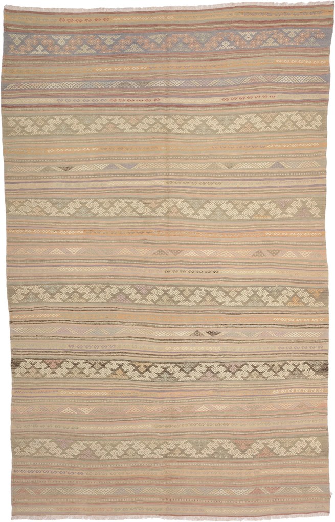 Kilim Tappeto orientale 260 x 160 (Tacchino) Annodato A Mano