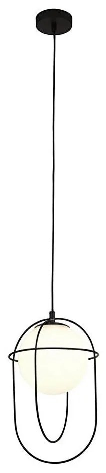 Searchlight 9131BK - Lampadario a sospensione con filo AXIS 1xE27/60W/230V nero