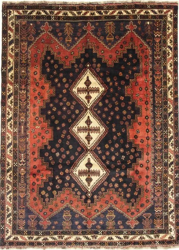 Gashghai Tappeto persiano 300x220 Blu (Iran) Annodato A Mano