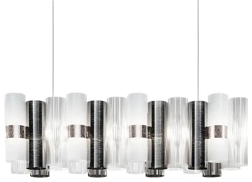 La Lollo Linear 100 Lampada a Sospensione Pewter - Slamp