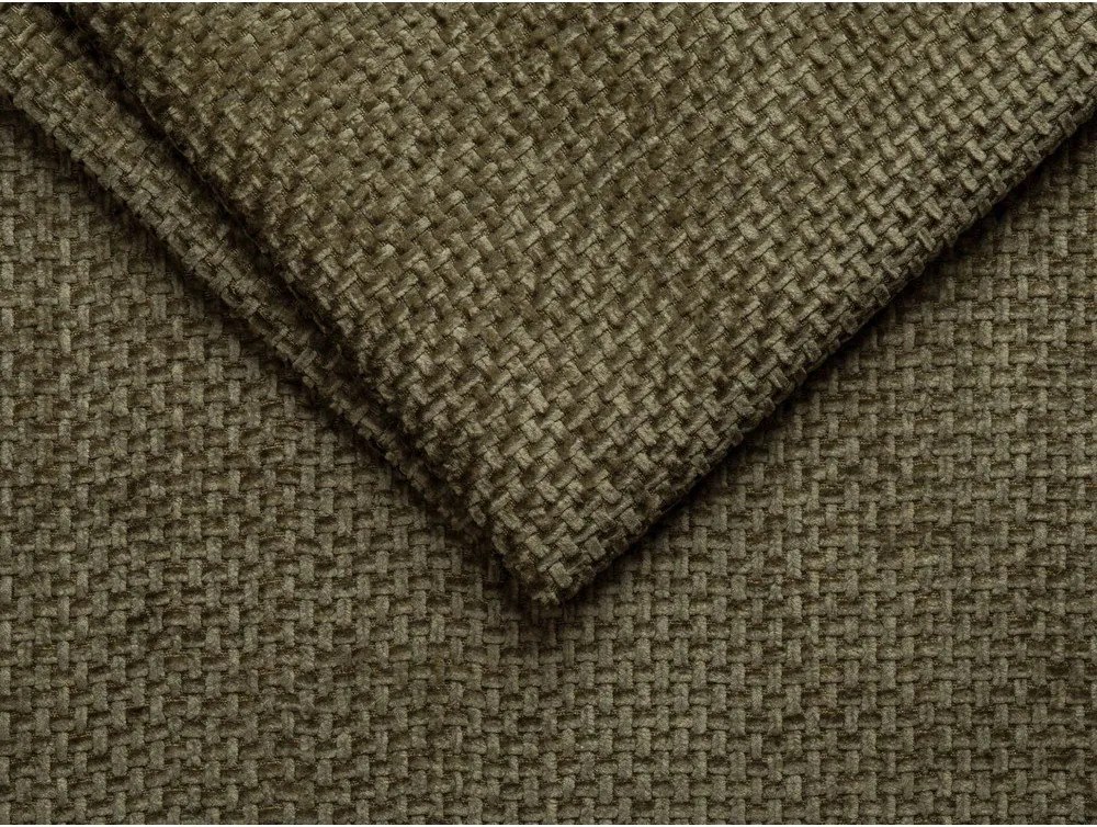 Divano verde con rivestimento in ciniglia 170 cm Lupine – Micadoni