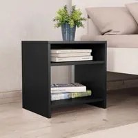 Comodino Nero 40x30x40 cm in Truciolato cod mxl 49378